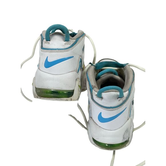 Nike Air More Uptempo GS Sneakers White Multicolor Letters Youth Size 2Y - Picture 4 of 12